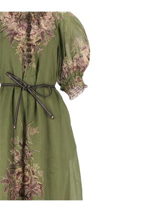 Abito con stampa floreale Zimmermann | 1025DSS242KHAKI FLORAL